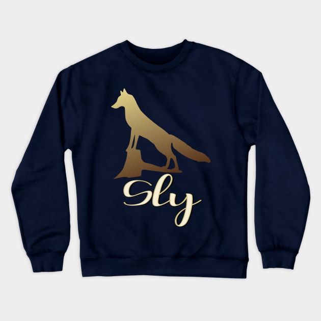 Sly like a Fox Crewneck Sweatshirt by AlondraHanley